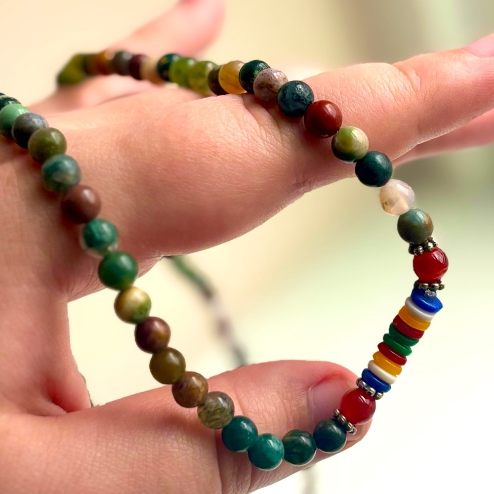 Assorted Crystal Bead Necklace